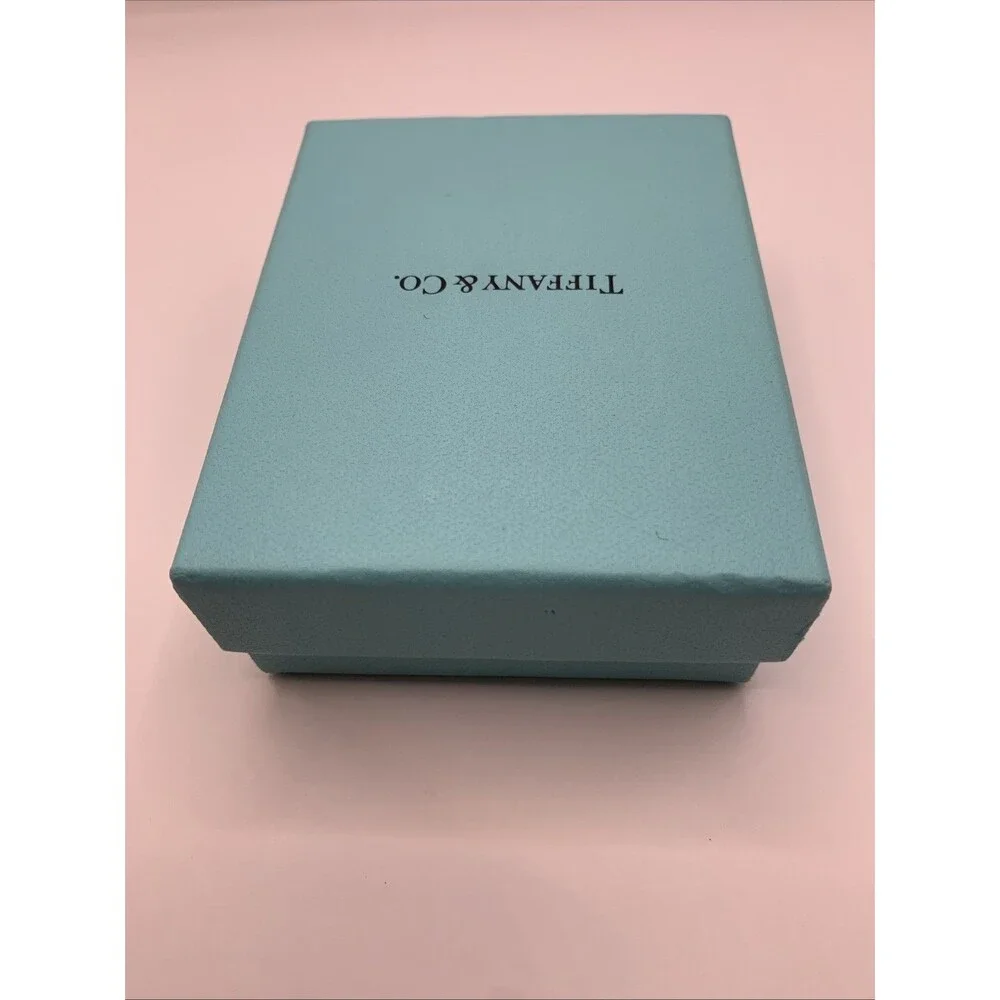 Tiffany & Co Jewelry Gift Box Teal Blue 3.75